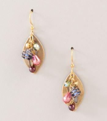 Silver Forest® Multi Color Bead Earrings