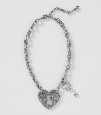 Guess Jet Heart Necklace
