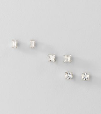 Guess Crystal Trio Stud Earring Set