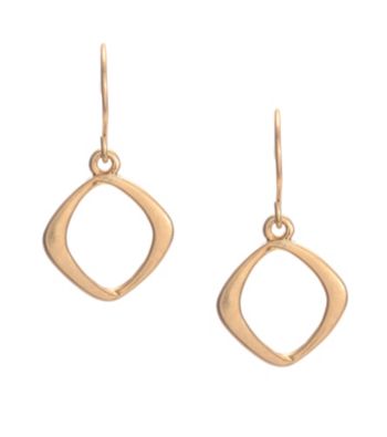 Kenneth Cole® Goldtone Small Square Drop Earrings