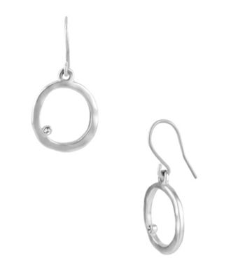 Kenneth Cole® Silvertone Circle Drop Earrings