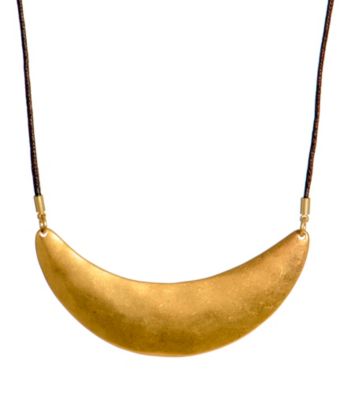 Kenneth Cole® Goldtone Half Moon Frontal Necklace