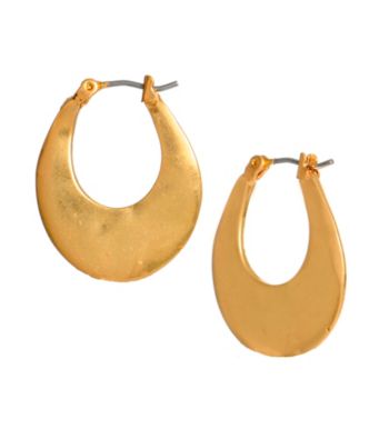 Kenneth Cole® Goldtone Small Oval Hoop Earrings