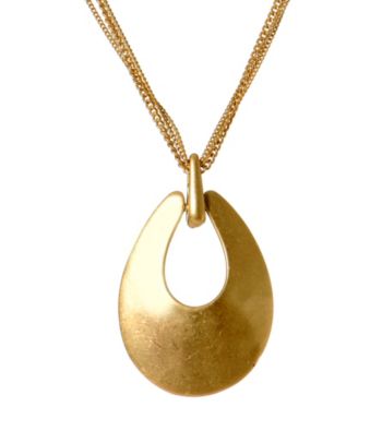 Kenneth Cole® Goldtone Sculptural Pendant Necklace