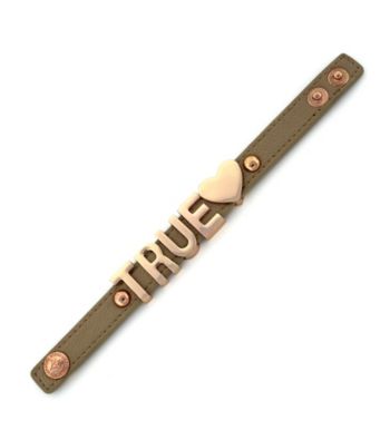 BCBGeneration™ Rose Goldtone and Nude True Love Affirmation Bracelet