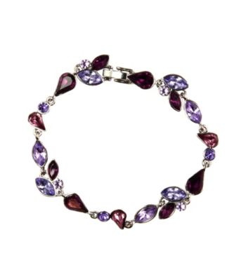 Napier® Boxed Purple Stone Line Bracelet