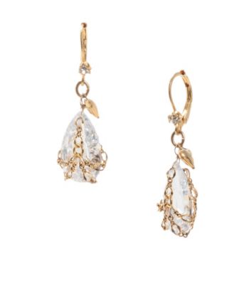 Betsey Johnson® Crystal Briolette Crystal Drop Earrings