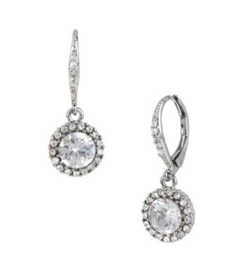 Betsey Johnson® Pave Crystal Drop Earrings