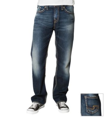 Silver® Silver Jeans Co. Men's Indigo Grayson Heritage Relax Bootcut Medium Wash