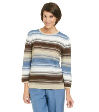 Alfred Dunner® St. Regis Stripe Sweater
