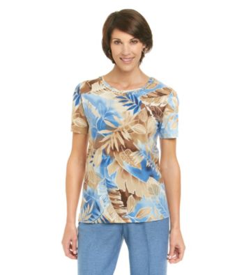 Alfred Dunner® St. Regis Scoopneck Top