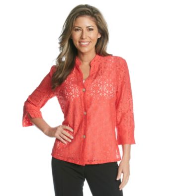 Ruby Rd.® Floral Lace Blouse