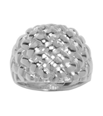 Aluminum Basketweave Ring