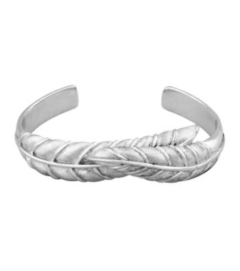 Aluminum Leaf Cuff, Matte Finish