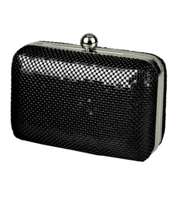 Jessica McClintock® Metal Mesh Minaudiere