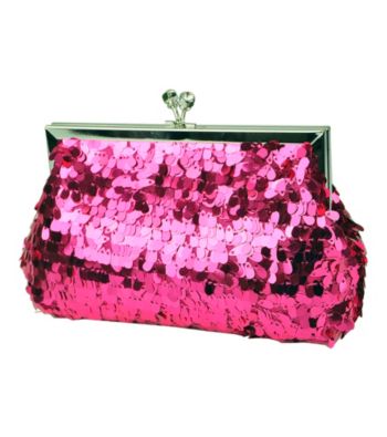 Jessica McClintock® Paillette Kisslock Frame Clutch