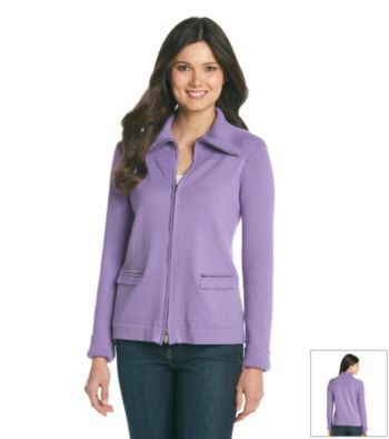 Jones New York Signature® Zipper-Front Jacket
