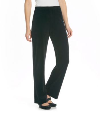 Jones New York Signature® Basic Jog Velour Pant