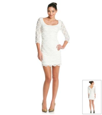 Guess Scalloped Lace Dress