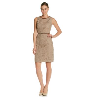 Anne Klein® Lace Sheath Dress with Darts