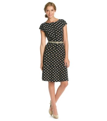 Anne Klein® Dot Print Swing Dress