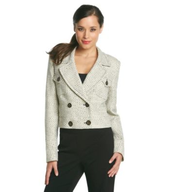Nine West® Tweed Cropped Jacket