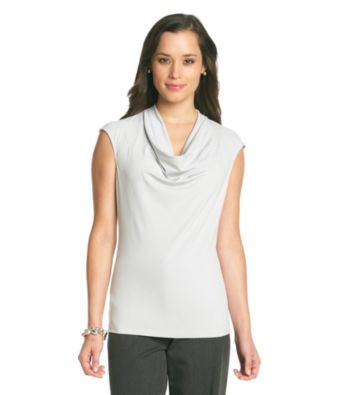 Kasper® Sleeveless Drapeneck Cami