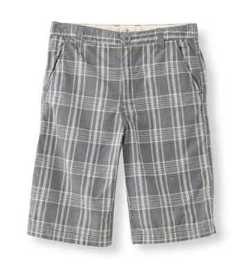 Mambo® Boys' 8-16 Plaid Flat Front Shorts