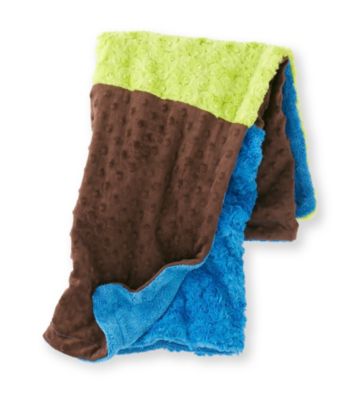 Cuddle Bear® Boys' Multi Patchwork Blanket with Fleece Back