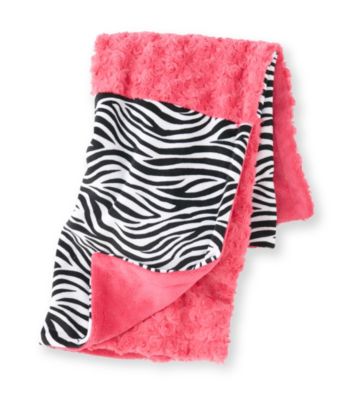 Cuddle Bear® Girls' Animal Patchwork Blanket with Fleece Back