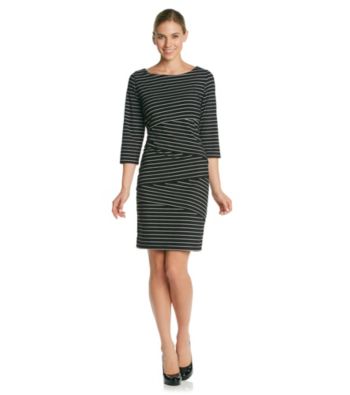 Ronni Nicole® Stripe Ponte Dress