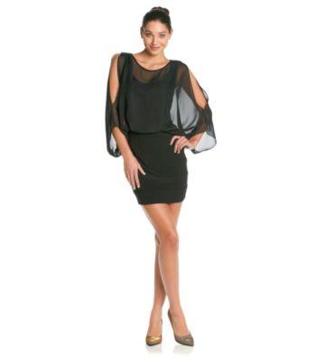 Cachet® Cold-Shoulder Dress