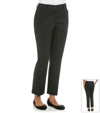Jones New York Signature Petites' Ankle Twill Pant 27