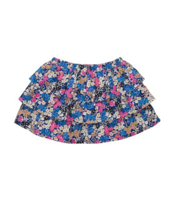 OshKosh B'Gosh® Girls' 2T-4T Blue Floral Tiered Skort