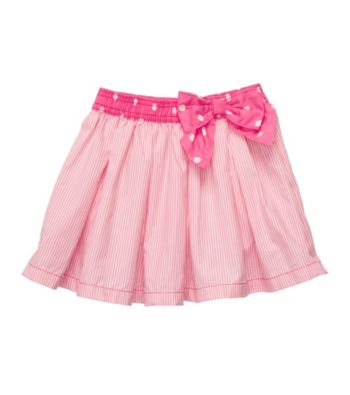 OshKosh B'Gosh® Girls' 4-6X Pink/White Striped Woven Skort