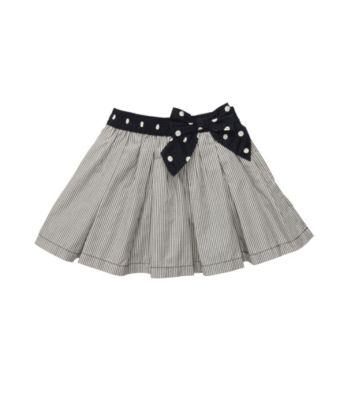 OshKosh B'Gosh® Girls' 4-6X Navy/White Striped Woven Skort