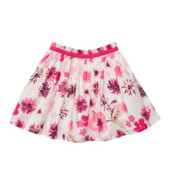 OshKosh B'Gosh® Girls' 4-6X Pink/White Floral Woven Skort