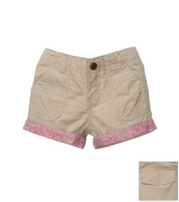 OshKosh B'Gosh® Girls' 2T-4T Khaki Woven Shorts