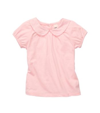 OshKosh B'Gosh® Girls' 2T-4T Pink Short Sleeve Eyelet Polo