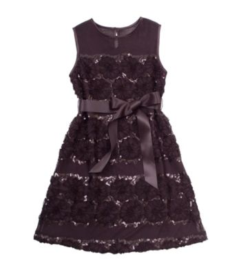 ... 16 dresswear rare editions girls 7 16 black soutache sparkle dress