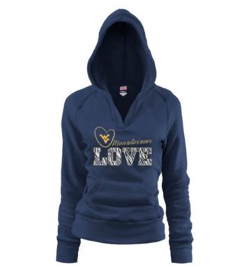 Soffe® Juniors' West Virginia Love Hoodie