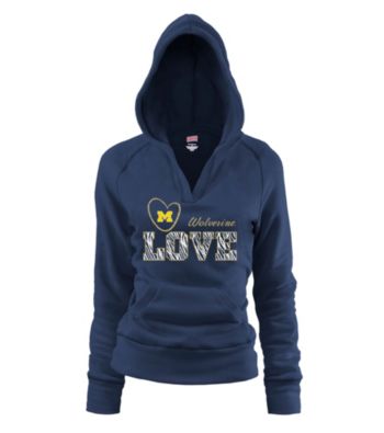 Soffe® Juniors' University Michigan Love Hoodie