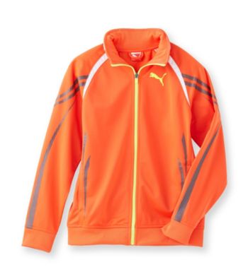 PUMA® Boys' 8-20 Orange Cell Dry Strong Track Jacket