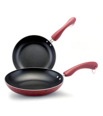 Paula Deen® Red 2-Pack Non-Stick Skillets
