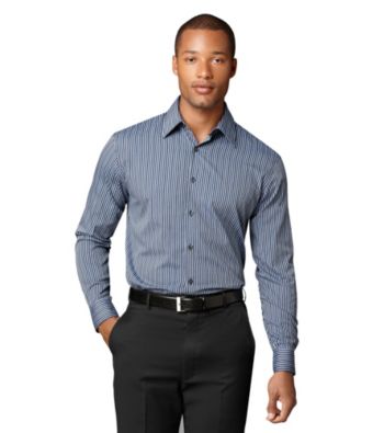Van Heusen® Men's Blue Estate Blue Dobby Striped Woven