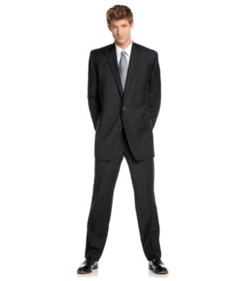 Lauren® Men's Big & Tall Black Suit Separates