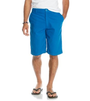 Mambo® Men's Snorkle Blue Solid Flat Front Short