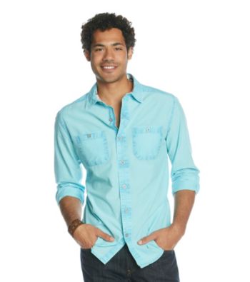 Mambo® Men's Long Sleeve Chambray Shirt