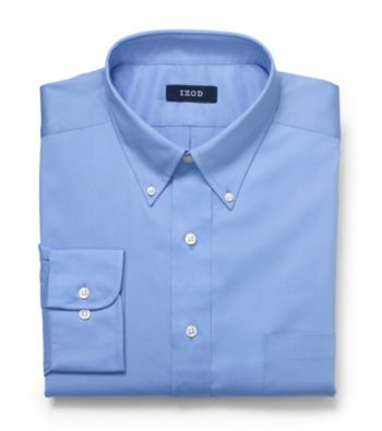 Izod® Men's Big & Tall Cornflower Blue Long Sleeve Dress Shirt