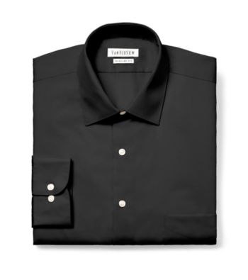 Van Heusen® Men's Black Big & Tall Long Sleeve Dress Shirt